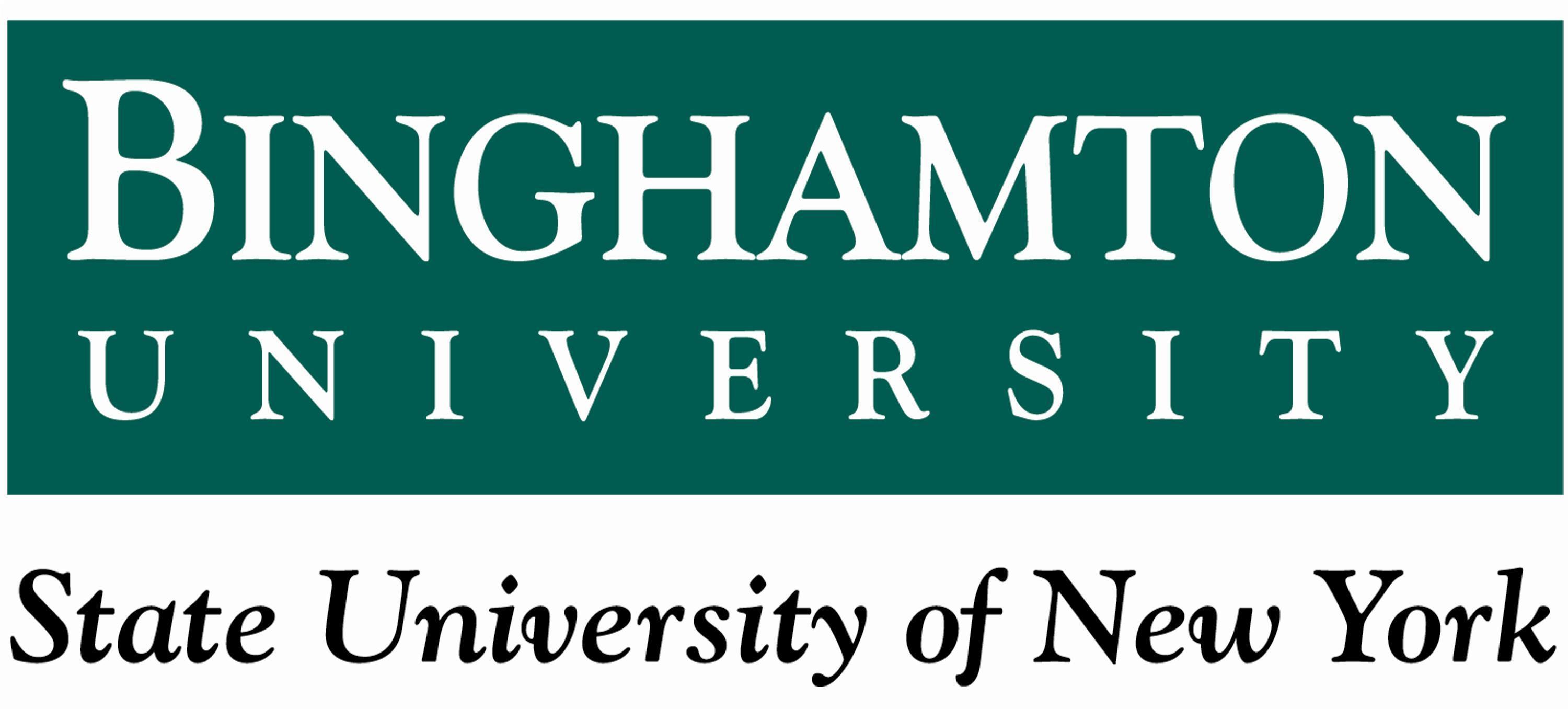 BINGHAMTON UNIVERSITY, STATE UNIVERSITY OF NEW YORK  Binghamton, NY Logo